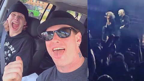 Corey Taylor's Son Griffin Performs With Slipknot