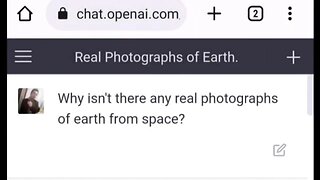 ChatGPT Confirms: There's No Real Photos of Earth from Space