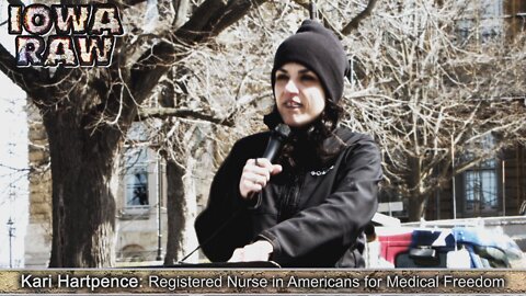 Nurse at Iowa Capitol Talks About Odd Direction in Medical Industry