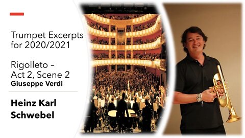 [TRUMPET EXCERPTS] Rigoletto, Act 2 Scene 2 (Verdi) - by Heinz Karl Schwebel