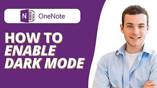 How To Turn on Dark Mode in OneNote