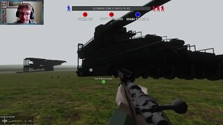 Ravenfield: Gameplay Operation Barbarossa 1941-1945 [Attack On Radio Station 1941 #3] [Gustav Gun]