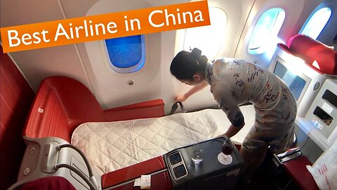 HAINAN Airlines Beijing To Toronto (B787-9 BUSINESS Class) BEST AIRLINE IN CHINA