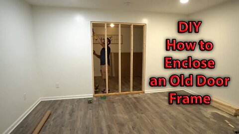 DIY: Enclosing an Old Doorway