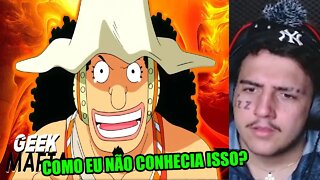 Rap do Usopp 🎯💥 (One Piece) | BRAVO GUERREIRO DO MAR | Geek Mafia - Benja | REACT // Léo Muriel