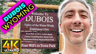 Dubois Wyoming Popular Small Town Near Yellowstone (4k UHD)