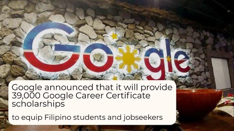 Filipinos! Did You know 39,000 Google Scholarships are available?!
