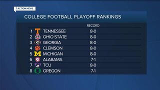 Michigan ranked No. 5 in initial College Football Playoff rankings