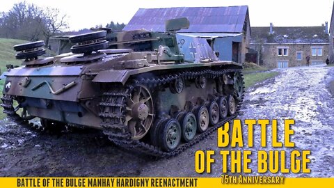 Battle of the Bulge 75th Anniversary 2019 - Manhay - Hardigny Reenactment.