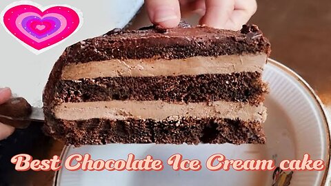 Yummy Chocolate Ice Cream Cake