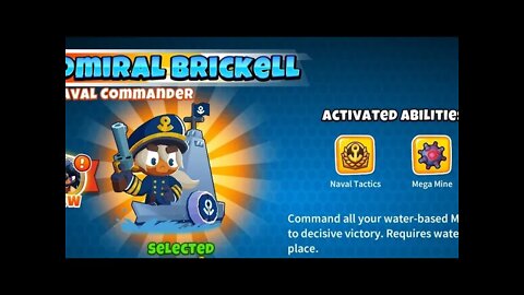 Challenge: Peninsula / Admiral Brickell / reverse / bonus / Bloons TD6