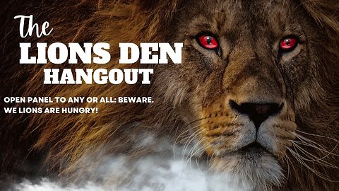 The Lions Den | OPEN Panel | BEWARE: 1 strike and you're OUT.
