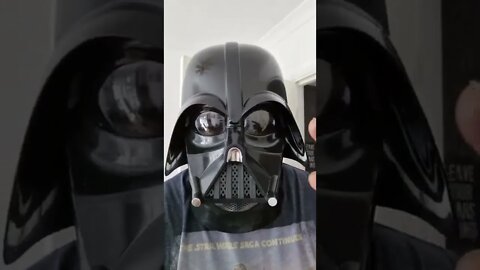 Trying out the Darth Vader 2-Piece Mask from Disney #shorts #darthvader #disney #starwars