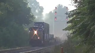 CSX X331 Manifest Mixed Freight Train from Sterling, Ohio August 13, 2022