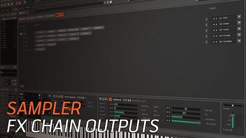 Sampler - FX Chain Outputs