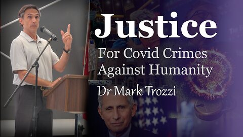 Dr Mark Trozzi | Justice for Covid crimes against humanity | Hometown speech