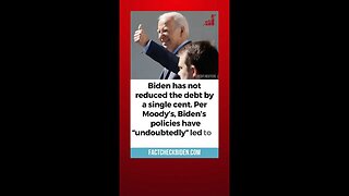 FACT CHECK: Joe Biden has never reduced the national debt.