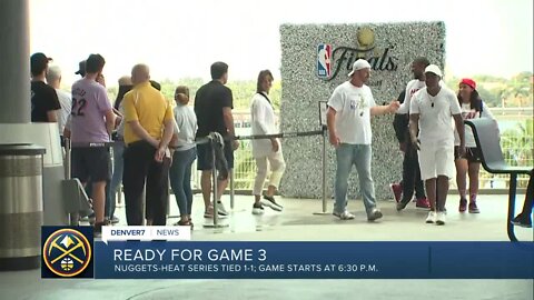 Fans pour into Kaseya Center in Miami for Finals Game 3