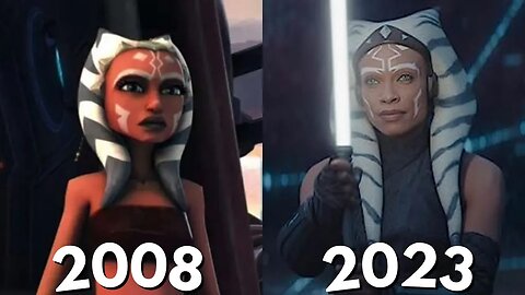 Evolution of Ahsoka Tano In Star Wars MOVIES 2008-2023