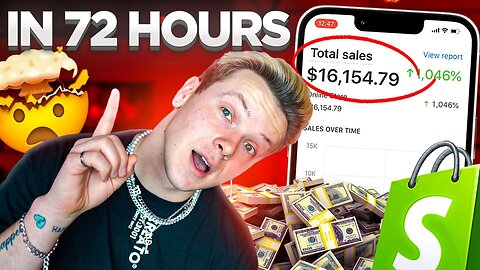 How I Made 16K In 72 Hours Dropshipping With NO MONEY