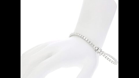Vir Jewels 4 to 11 cttw Certified Classic Diamond Bracelet 14K White Gold I1-I2 Clarity