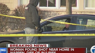 Woman killed near home in Warren