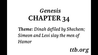 Genesis Chapter 34 (Bible Study)