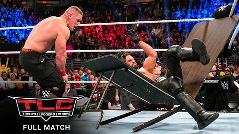 FULL MATCH - John Cena vs. Seth Rollins – Tables Match_ WWE TLC 2014