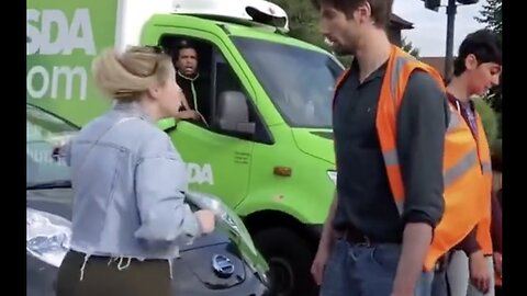 Climate Cultists Block a Woman From Taking Her Baby to the Hospital