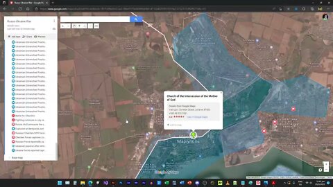 Fire map invalidation and satellite imaging of the "flood" north of Kyiv