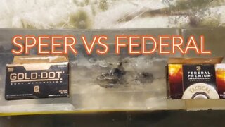 Federal Vs. Speer: 62gr 223 Bonded Soft Point Gel Test