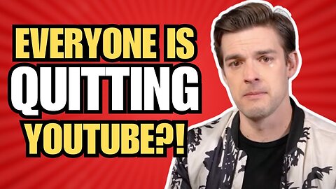 Why is Everyone Quitting YouTube?