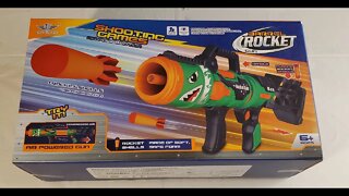 Toy Rocket Barrel Launcher