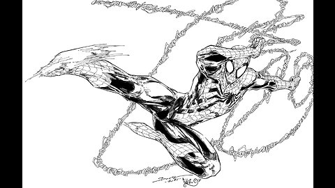 Inking Scarlet Spider #2