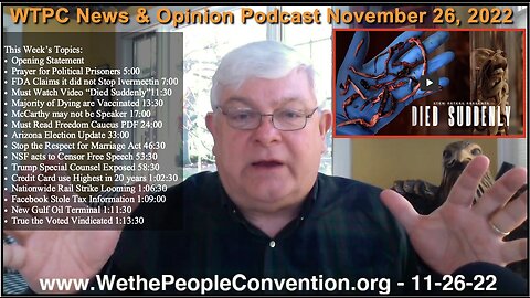 We the People Convention News & Opinion 11-26-22