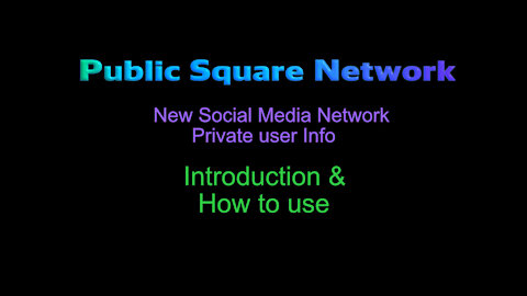 Public Square Network - Social Media