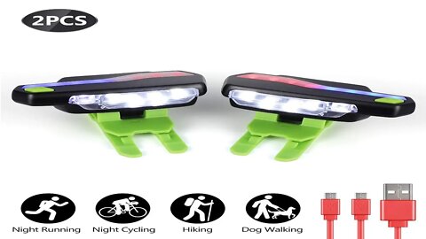 LED Shoes Lights for Night Runner, Running Lights for Runners,Night Trek Shoe Lights and Armband