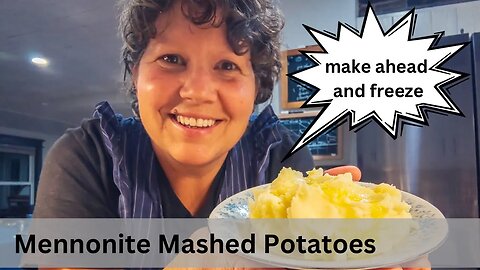 Mennonite Mashed Potatoes! Make Ahead for the Holidays!