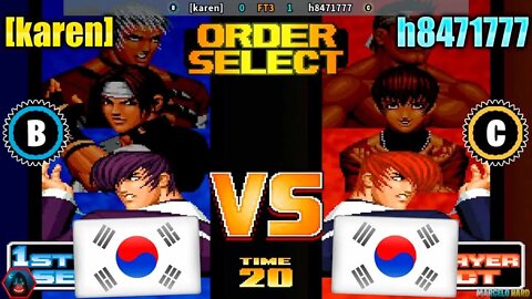 The King of Fighters '98 ([karen] Vs. h8471777) [South Korea Vs. South Korea]
