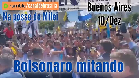 Bolsonaro mitando em Buenos Aires