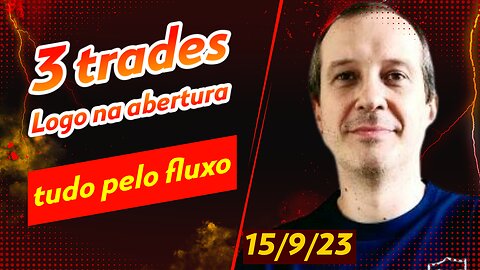 Começando dia com 3 trades - Mini Indice