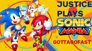 Sonic Mania first playthrough as Sonic+Tails (Justice Plays 2020)