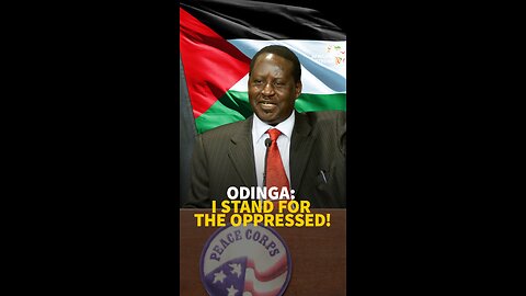 Odinga: I Stand For The Oppressed!