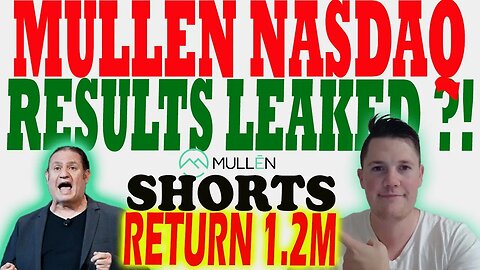 Mullen Nasdaq Results LEAKED ?!🔥 Lawsuit Assigned to Judge Dale Ho ⚠️ Latest Important Mullen Update