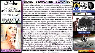 ISRAEL/PALESTINE - SPIRITUAL WARFARE - 10D STARGATE - GALACTIC HISTORY - THE FINAL BATTLE FOR EARTH