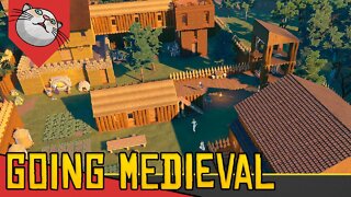 VILAS e CASTELOS MEDIEVAIS estilo RIMWORLD! - Going Medieval [Conhecendo o Jogo Gameplay PT-BR]