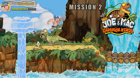 New JOE & MAC Caveman Ninja - Mission 2 Feat: Man-Eater (Boss) Classic Modes: Extend (2022, PS5)