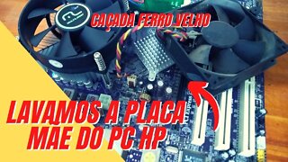 VEJA O MÉTODO PARA DEIXAR SUA PLACA MÃE NOVA EM FOLHA! RECUPERAMOS A PLACA DO PCHP DO FERRO VELHO.