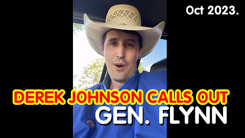 Derek Johnson Unveils Groundbreaking Insights Calls Out Gen. Flynn