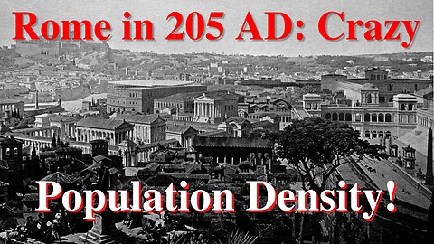 How could ancient Rome have a HIGHER population density than Manhattan?!